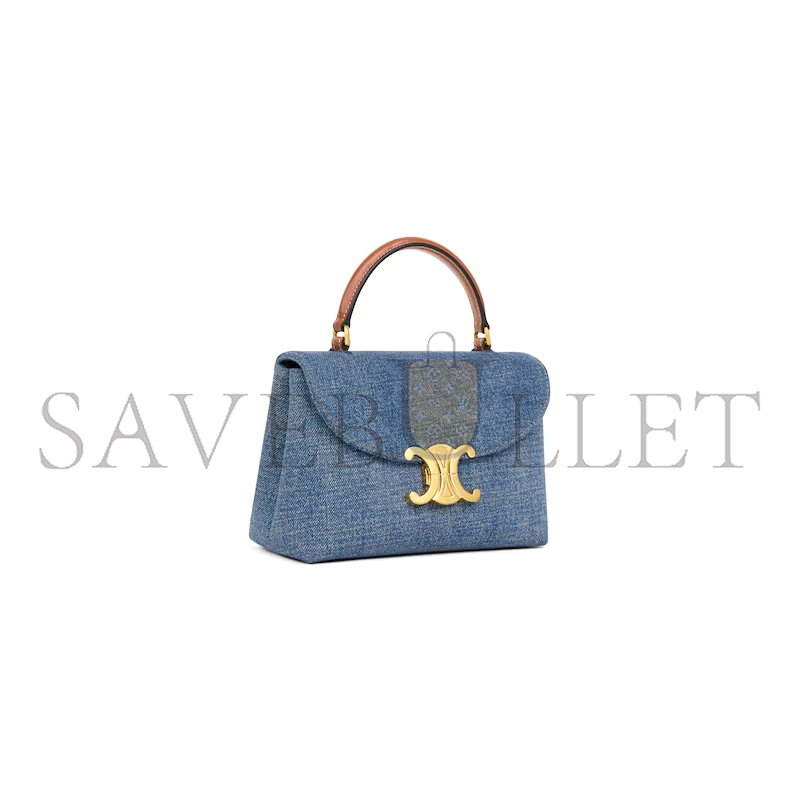 CELINE TEEN NINO BAG IN DENIM 118112GFF.05DT (20.5*13*8cm)
